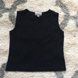 Black Sleeveless Top